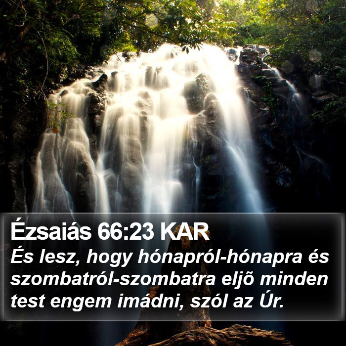 Ézsaiás 66:23 KAR Bible Study