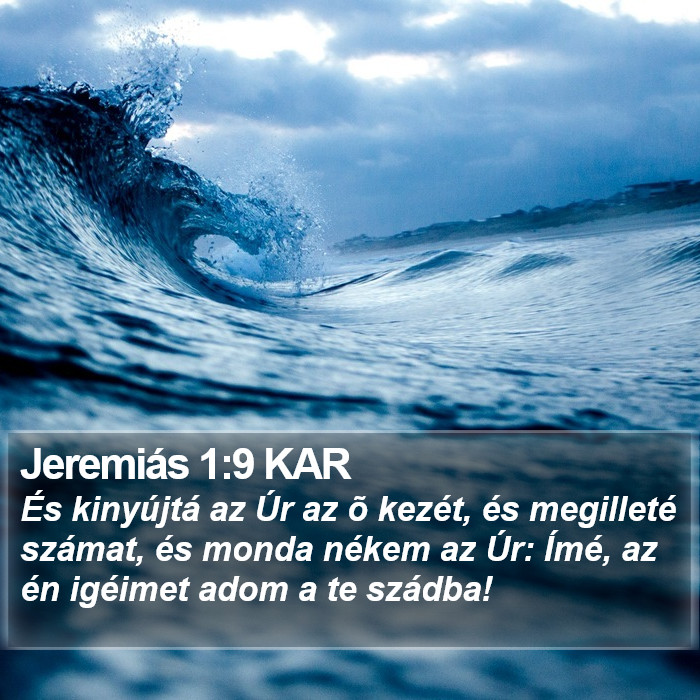 Jeremiás 1:9 KAR Bible Study