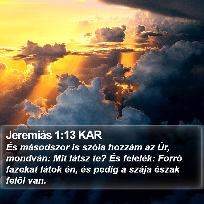 Jeremiás 1:13 KAR Bible Study