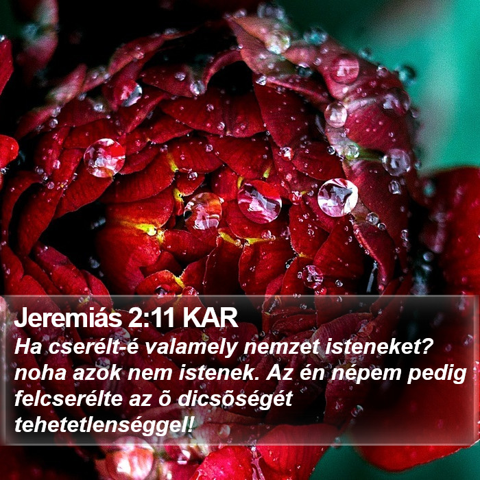 Jeremiás 2:11 KAR Bible Study