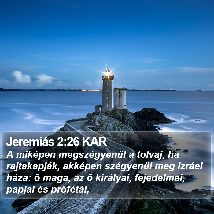 Jeremiás 2:26 KAR Bible Study