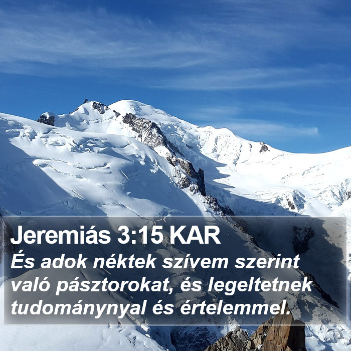 Jeremiás 3:15 KAR Bible Study