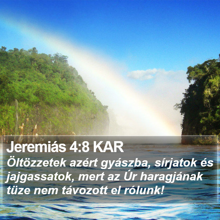 Jeremiás 4:8 KAR Bible Study