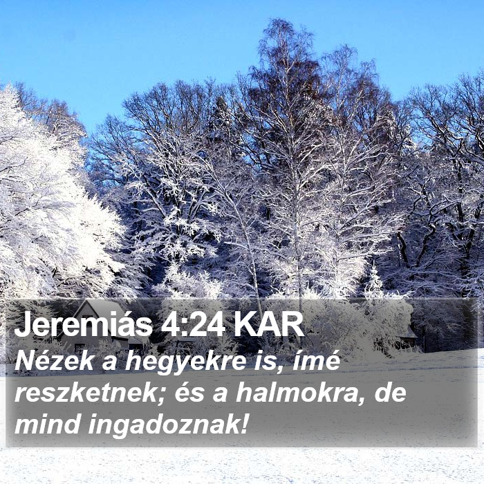 Jeremiás 4:24 KAR Bible Study