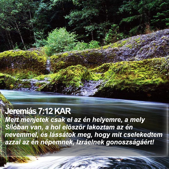 Jeremiás 7:12 KAR Bible Study