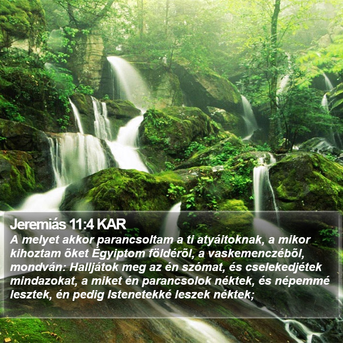 Jeremiás 11:4 KAR Bible Study