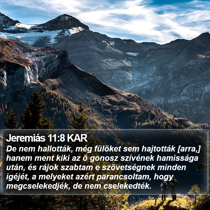 Jeremiás 11:8 KAR Bible Study