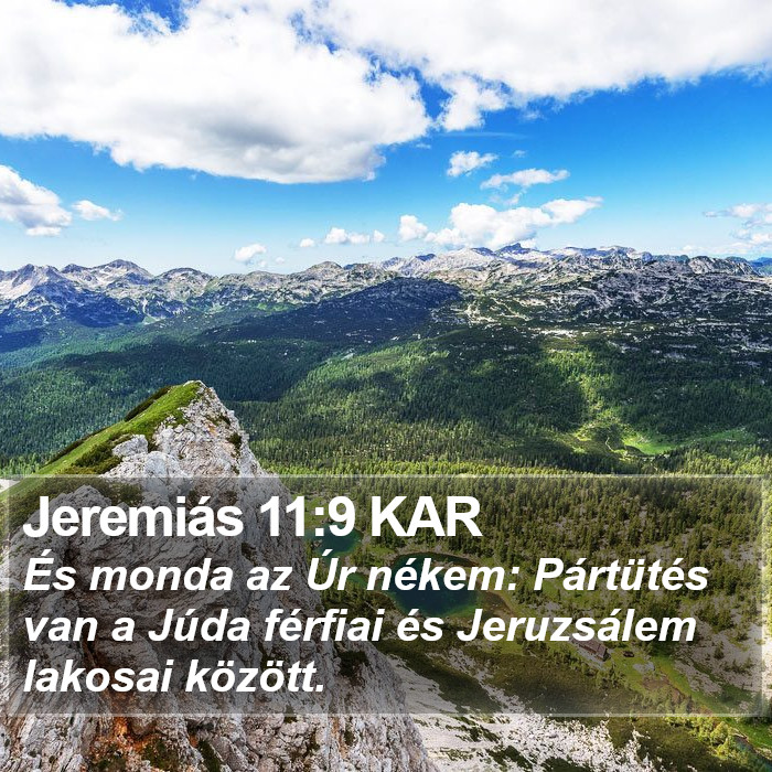 Jeremiás 11:9 KAR Bible Study