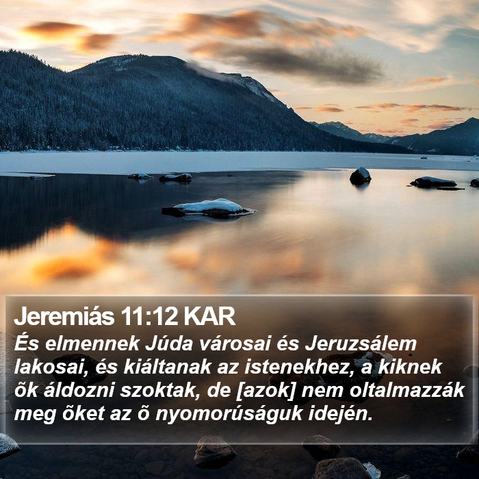 Jeremiás 11:12 KAR Bible Study