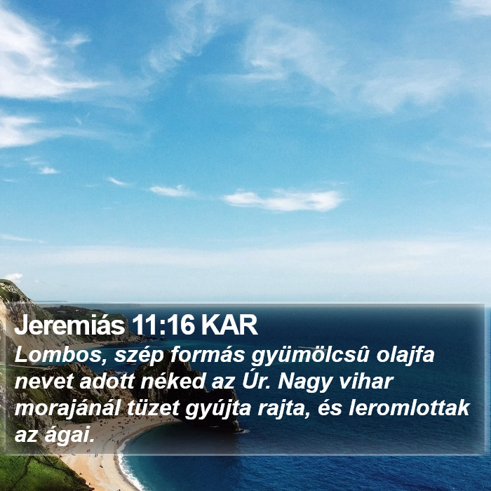 Jeremiás 11:16 KAR Bible Study