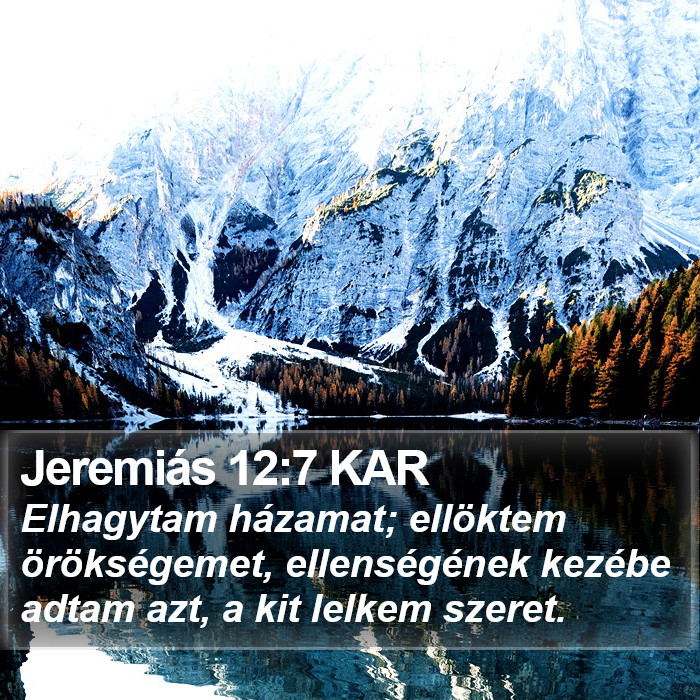Jeremiás 12:7 KAR Bible Study