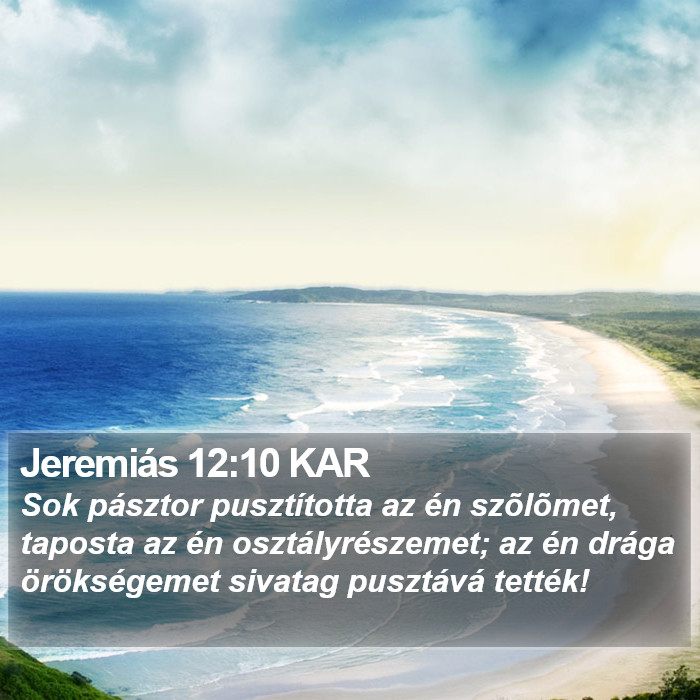 Jeremiás 12:10 KAR Bible Study