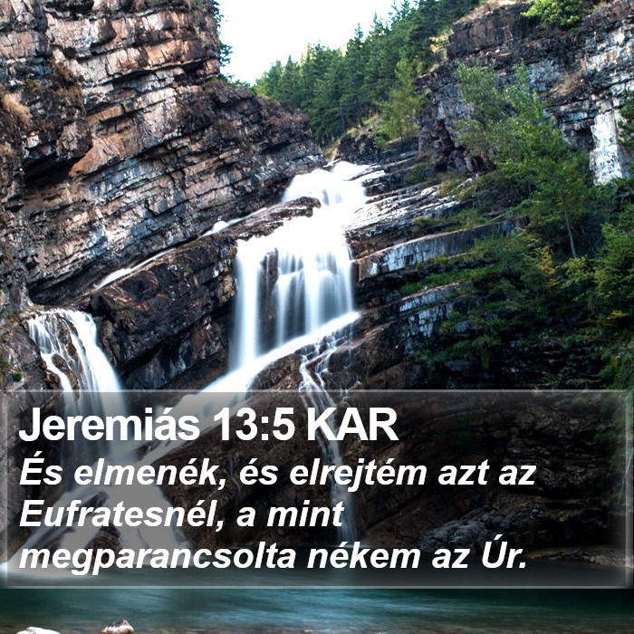 Jeremiás 13:5 KAR Bible Study