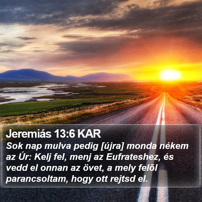 Jeremiás 13:6 KAR Bible Study