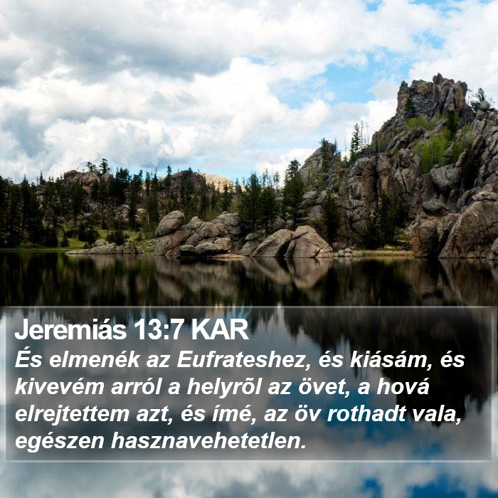 Jeremiás 13:7 KAR Bible Study