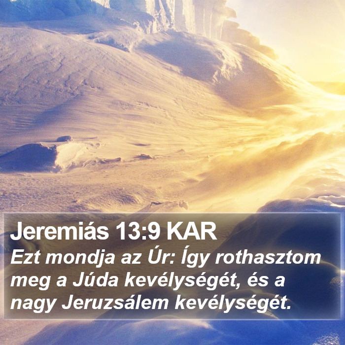 Jeremiás 13:9 KAR Bible Study