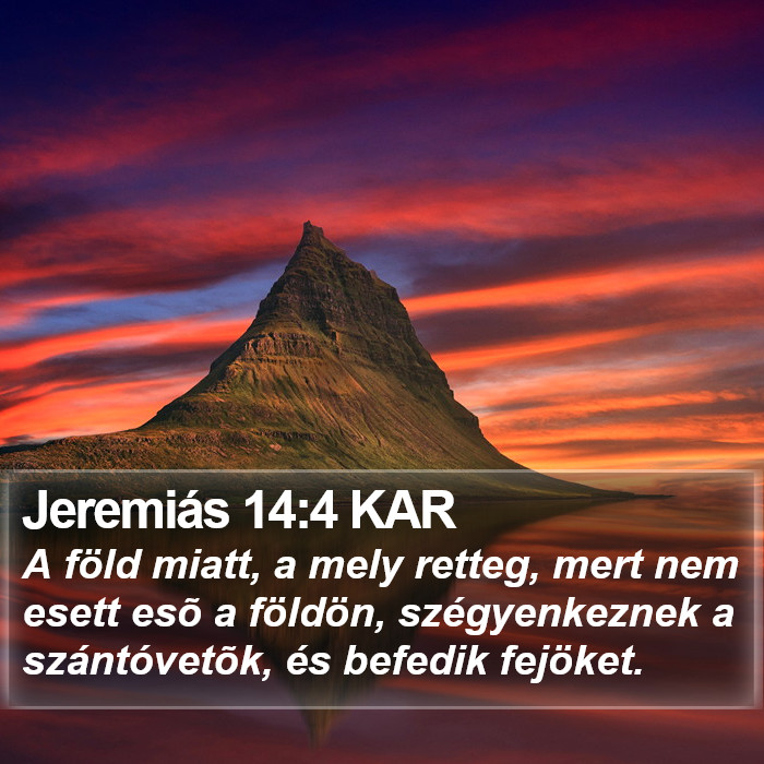 Jeremiás 14:4 KAR Bible Study