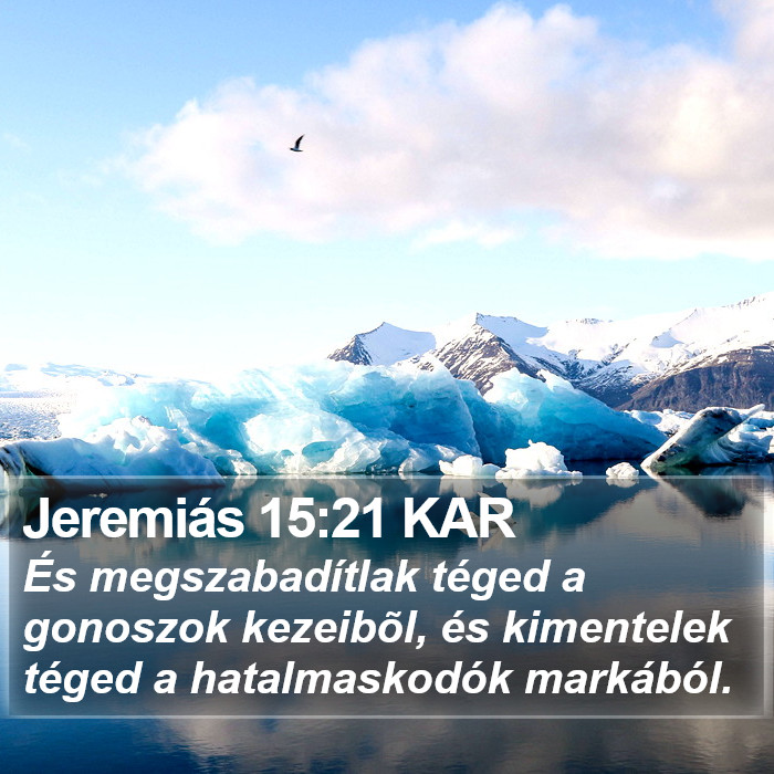 Jeremiás 15:21 KAR Bible Study