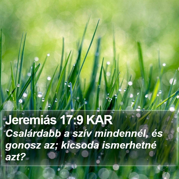 Jeremiás 17:9 KAR Bible Study