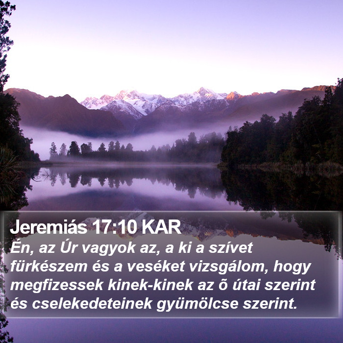 Jeremiás 17:10 KAR Bible Study