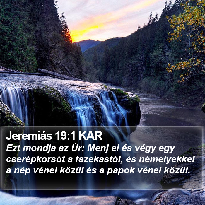 Jeremiás 19:1 KAR Bible Study