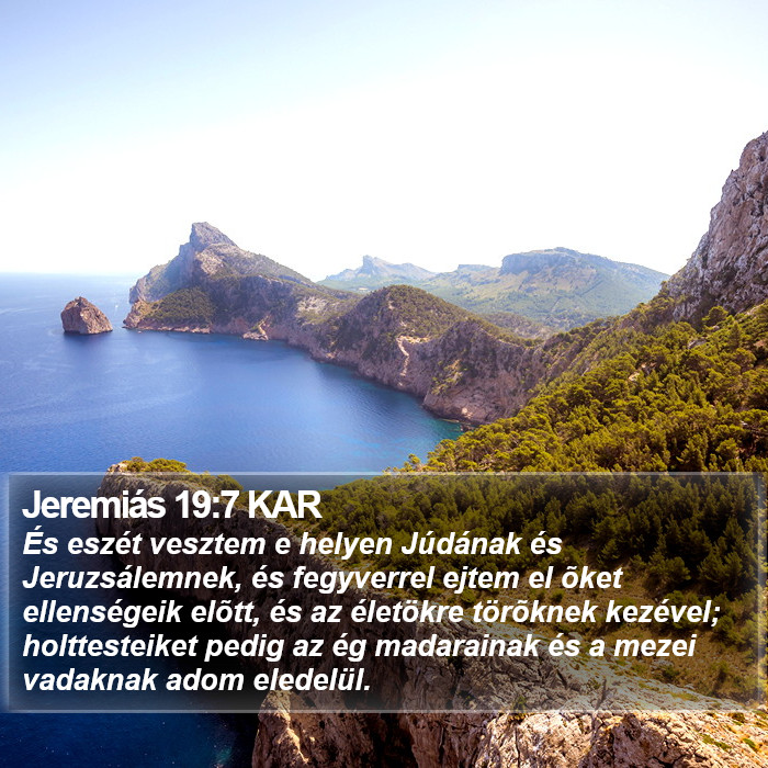 Jeremiás 19:7 KAR Bible Study