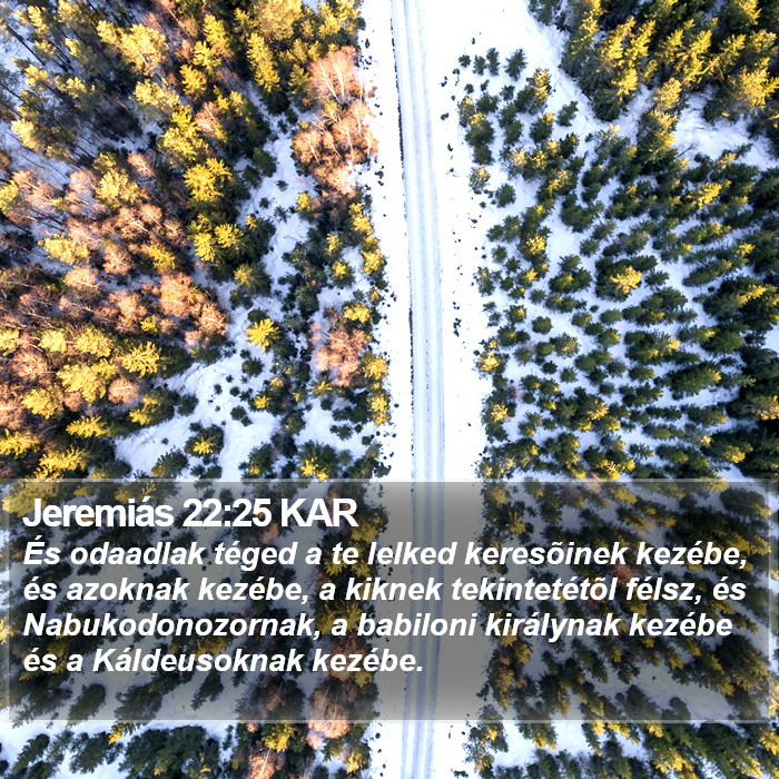 Jeremiás 22:25 KAR Bible Study