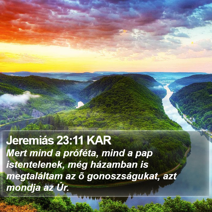 Jeremiás 23:11 KAR Bible Study