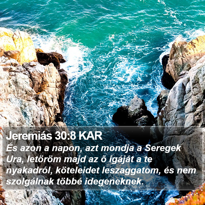 Jeremiás 30:8 KAR Bible Study