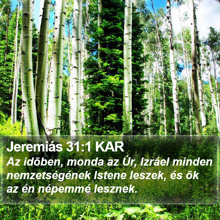 Jeremiás 31:1 KAR Bible Study