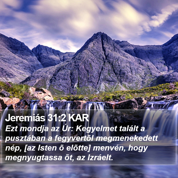 Jeremiás 31:2 KAR Bible Study