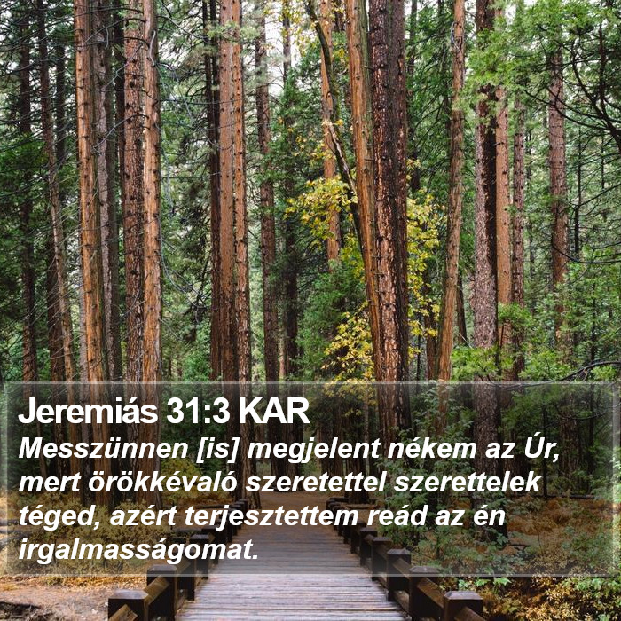 Jeremiás 31:3 KAR Bible Study