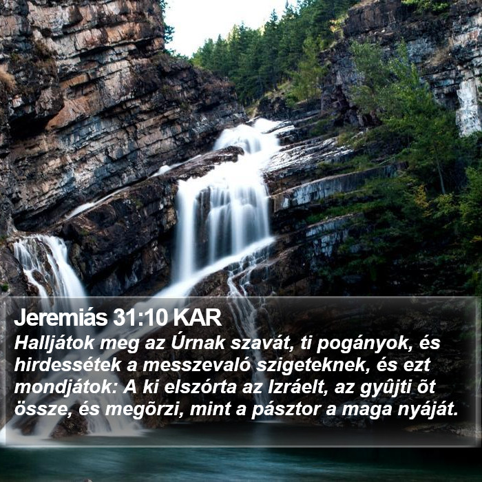 Jeremiás 31:10 KAR Bible Study