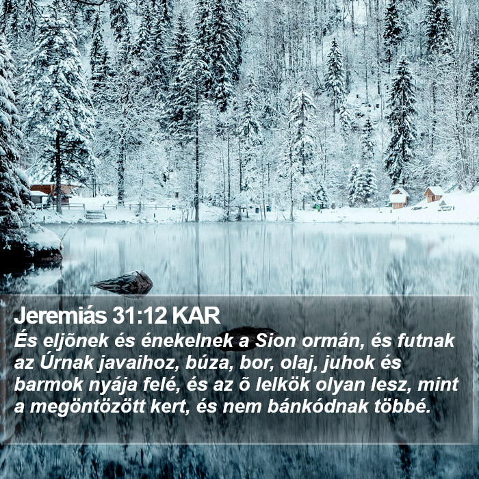 Jeremiás 31:12 KAR Bible Study