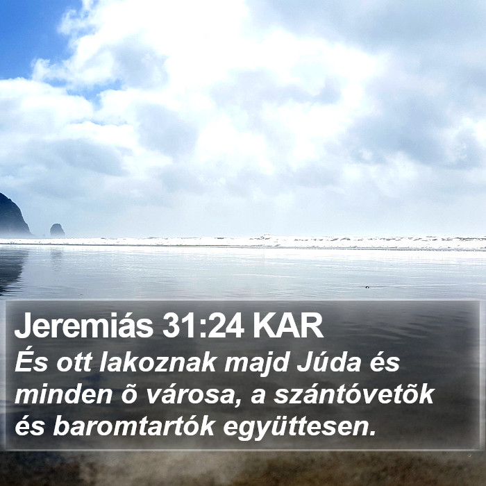 Jeremiás 31:24 KAR Bible Study