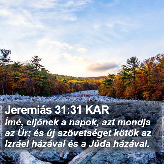 Jeremiás 31:31 KAR Bible Study