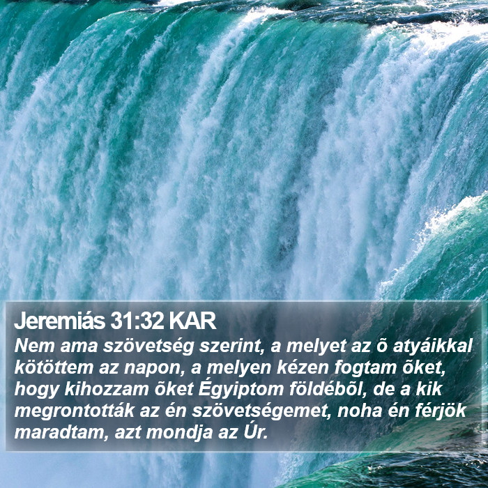 Jeremiás 31:32 KAR Bible Study