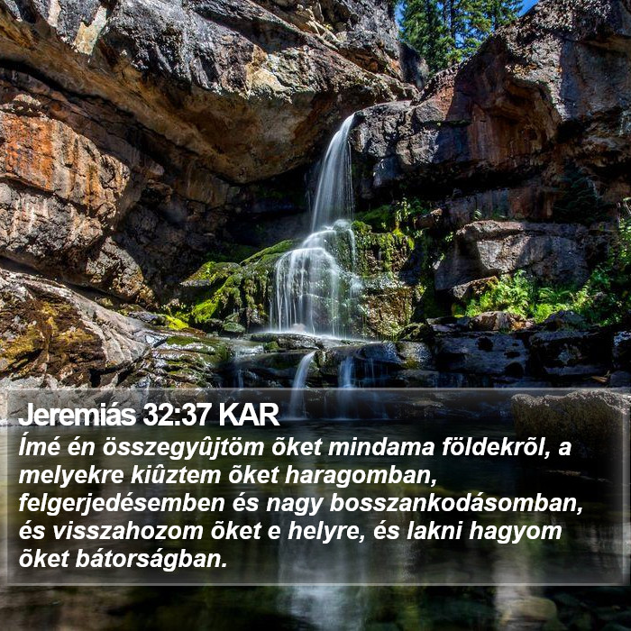 Jeremiás 32:37 KAR Bible Study