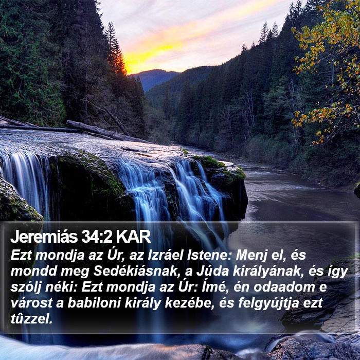 Jeremiás 34:2 KAR Bible Study