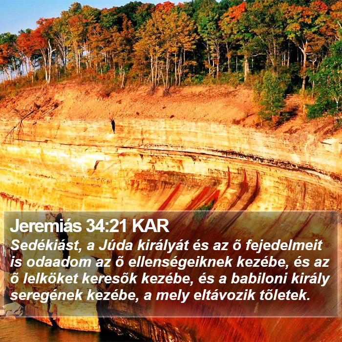 Jeremiás 34:21 KAR Bible Study