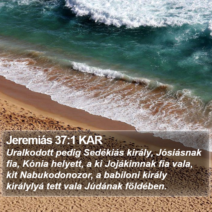 Jeremiás 37:1 KAR Bible Study