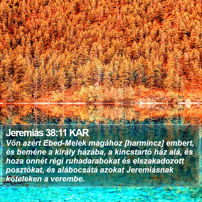 Jeremiás 38:11 KAR Bible Study