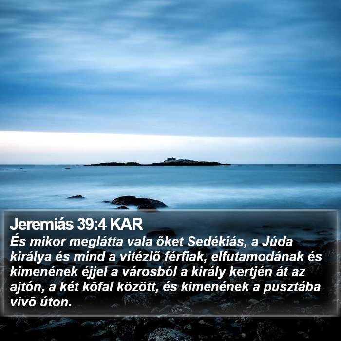 Jeremiás 39:4 KAR Bible Study