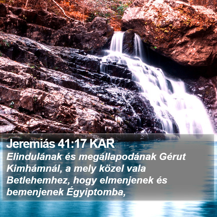 Jeremiás 41:17 KAR Bible Study