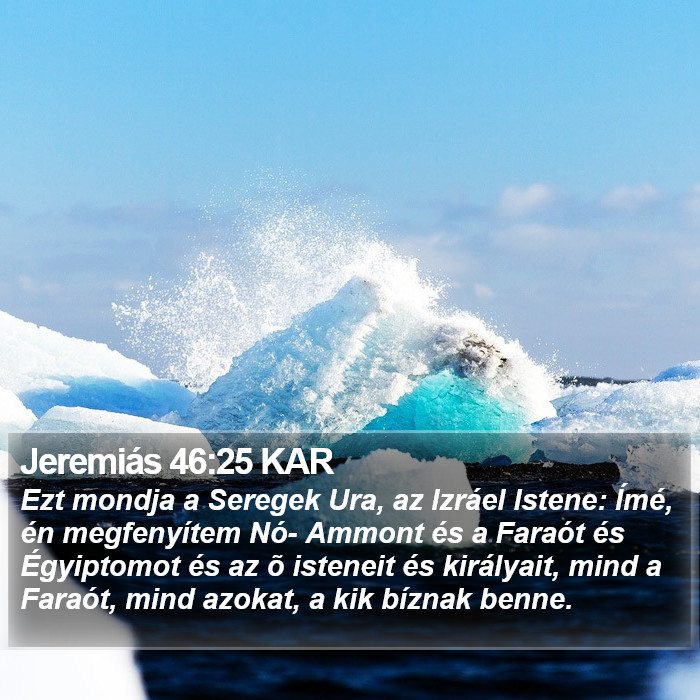 Jeremiás 46:25 KAR Bible Study