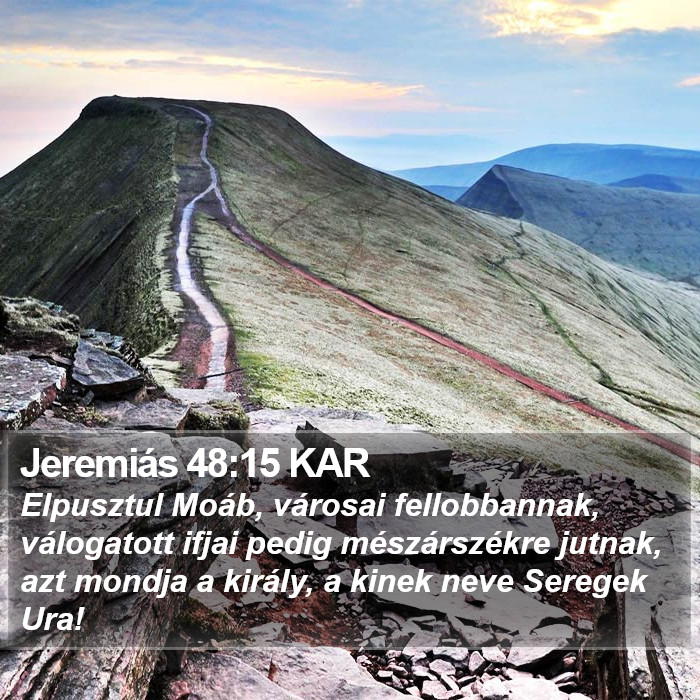 Jeremiás 48:15 KAR Bible Study