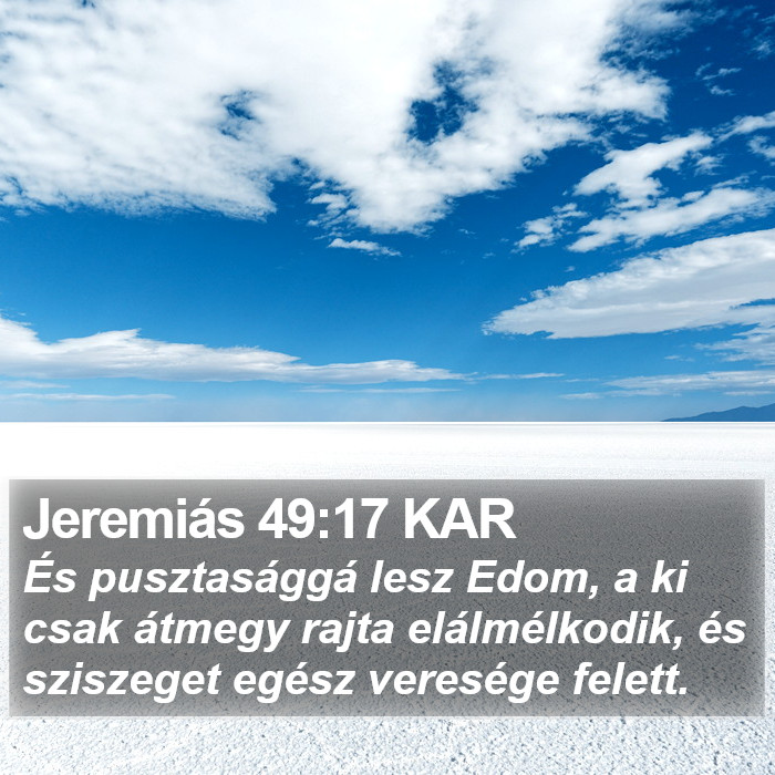 Jeremiás 49:17 KAR Bible Study