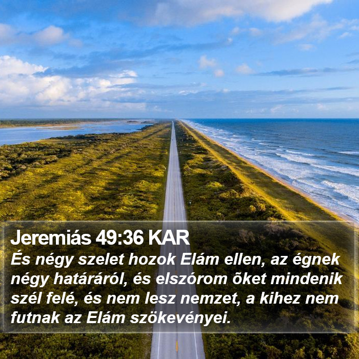 Jeremiás 49:36 KAR Bible Study