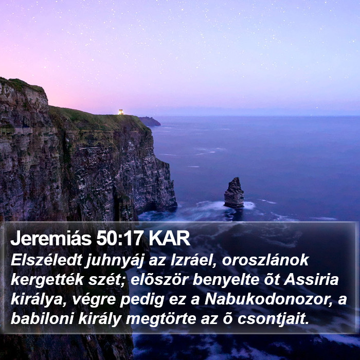 Jeremiás 50:17 KAR Bible Study