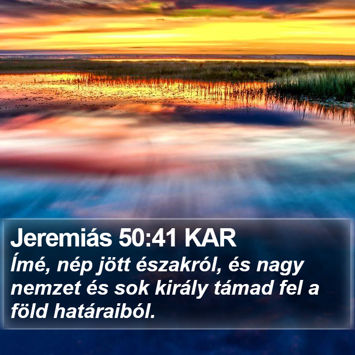 Jeremiás 50:41 KAR Bible Study